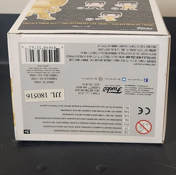 Funko Pop Bruce Lee #219 BAIT Exclusive Gold Edition - Picture 7 of 7